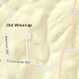 Old Winesap Tennessee Street Map