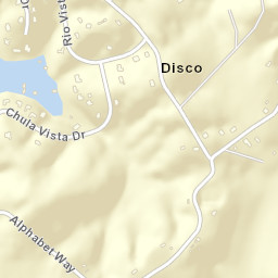 Disco Tennessee Street Map