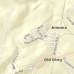 Armona Tennessee Street Map