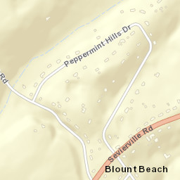 Peppermint Hills Tennessee Street Map