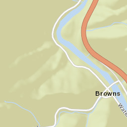 Browns Tennessee Street Map