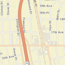 11256-11410 Veterans of Foreign Wars Memorial Hwy, Delano, CA Street Map