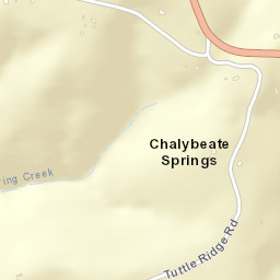 Chalybeate Springs Arkansas Street Map