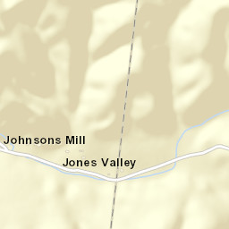Johnsons Mill Tennessee Street Map