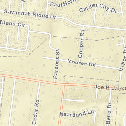 Mount View Estates Tennessee Street Map