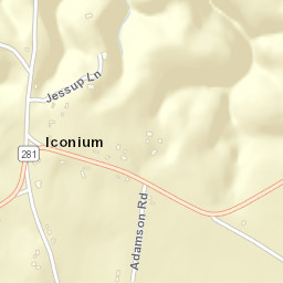 Iconium Tennessee Street Map