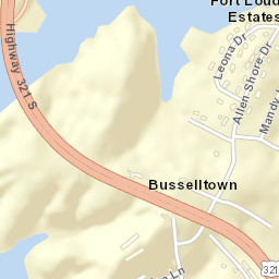 Busselltown Tennessee Street Map