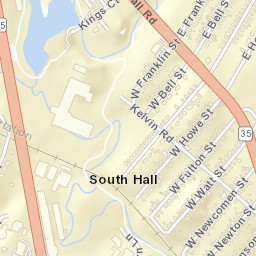 South Hall Tennessee Street Map