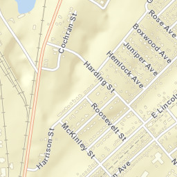 Rockgardens Tennessee Street Map