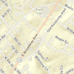 Meadowbrook Tennessee Street Map