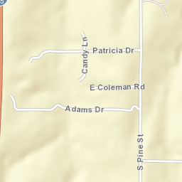 10510-10698 S Pine St Guthrie OK Street Map