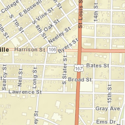 Batesville Arkansas Street Map