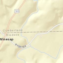 Winesap Tennessee Street Map