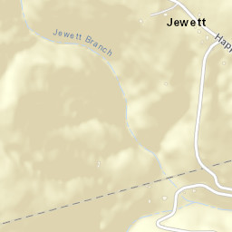 Jewett Tennessee Street Map