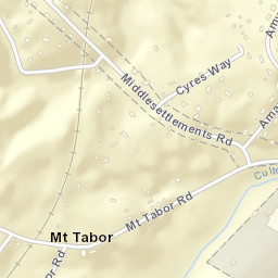 Mount Tabor Tennessee Street Map