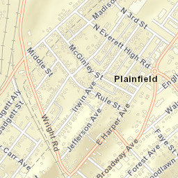 Plainfield Tennessee Street Map