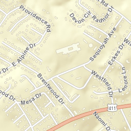 Westfields Tennessee Street Map