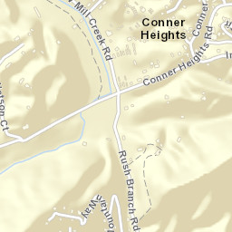 Conner Heights Tennessee Street Map