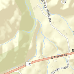 Rocky Grove Tennessee Street Map