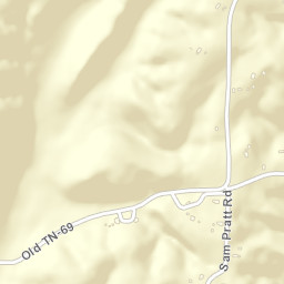 Cozette Tennessee Street Map