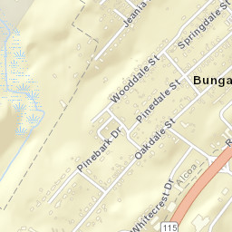 Bungalow Tennessee Street Map
