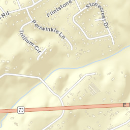 Mountain Trace Tennessee Street Map