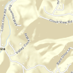 Little Cove Tennessee Street Map