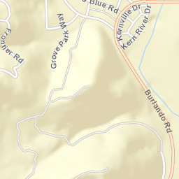 Kernville California Street Map
