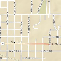252-298 N 2nd Ave Stroud OK 74079 Street Map