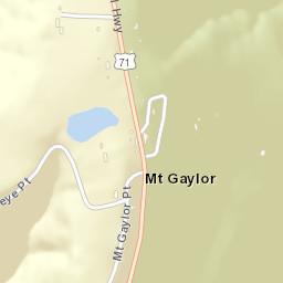 Mount Gaylor Arkansas Street Map