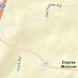 Duplex Mission Tennessee Street Map