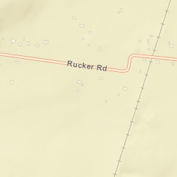 Rucker Tennessee Street Map