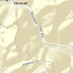 Hornet Tennessee Street Map