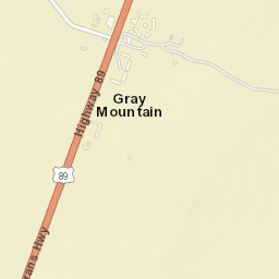 Gray Mountain Arizona Street Map