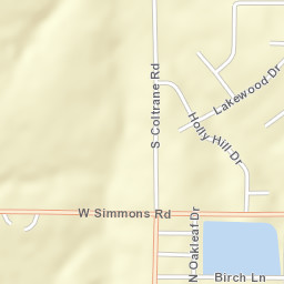 3057-3299 Birch Lane Edmond OK 73034 Street Map