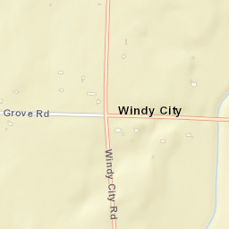Windy City Tennessee Street Map