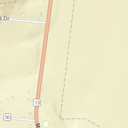 DePriest Bend Tennessee Street Map