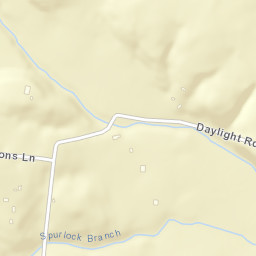 Daylight Tennessee Street Map