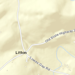 Litton Tennessee Street Map