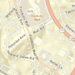Sherwood Forest Tennessee Street Map