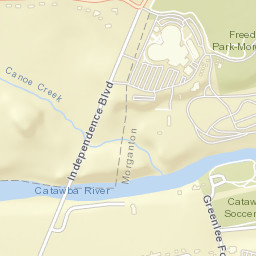 745-829 Independence Boulevard, Morganton Street Map