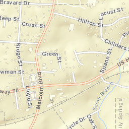 199 Sharon Lane, Connelly Springs, NC Street Map