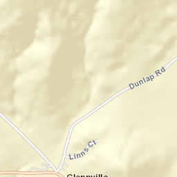 Glennville California Street Map