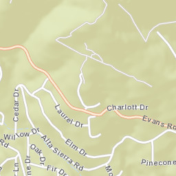 Alta Sierra California Street Map