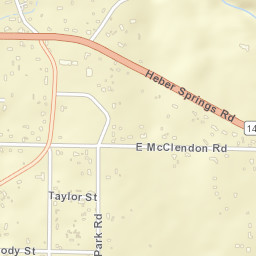 Desha Arkansas Street Map