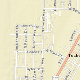 Tuckerman Arkansas Street Map
