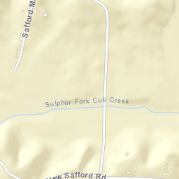 New Safford Tennessee Street Map