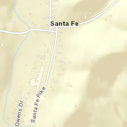 Santa Fe Tennessee Street Map