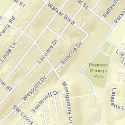 Buena Vista Tennessee Street Map