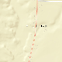 Luckett Tennessee Street Map